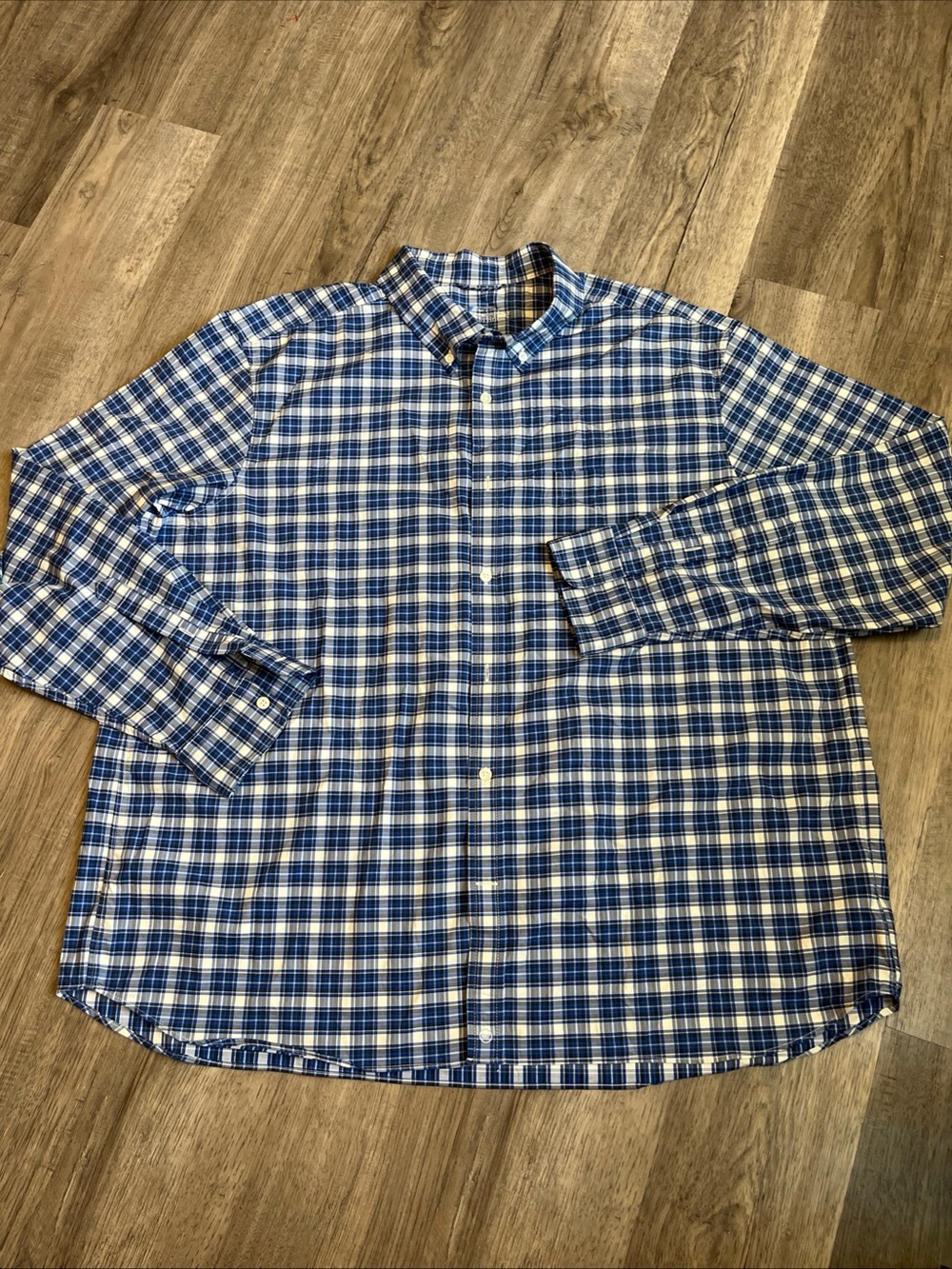 Men's long sleeve button up shirt XXL
